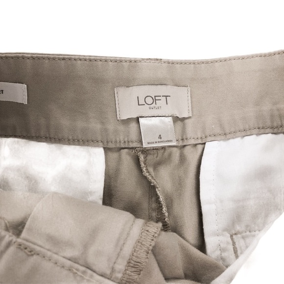 Loft Outlet 4” Shorts Khaki - Picture 3 of 3